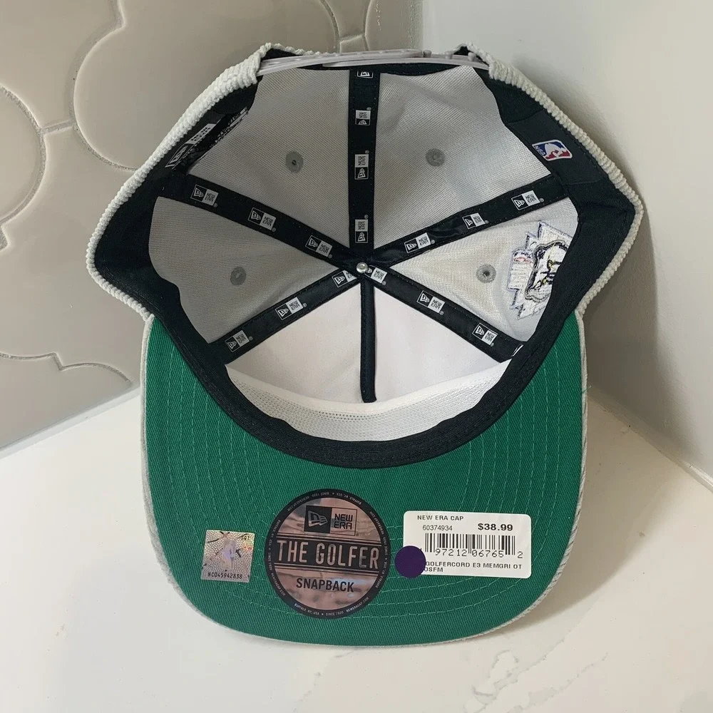 New Era Memphis Grizzlies The Golfer Gray Corduroy Snapback Adjustable Hat OSFM